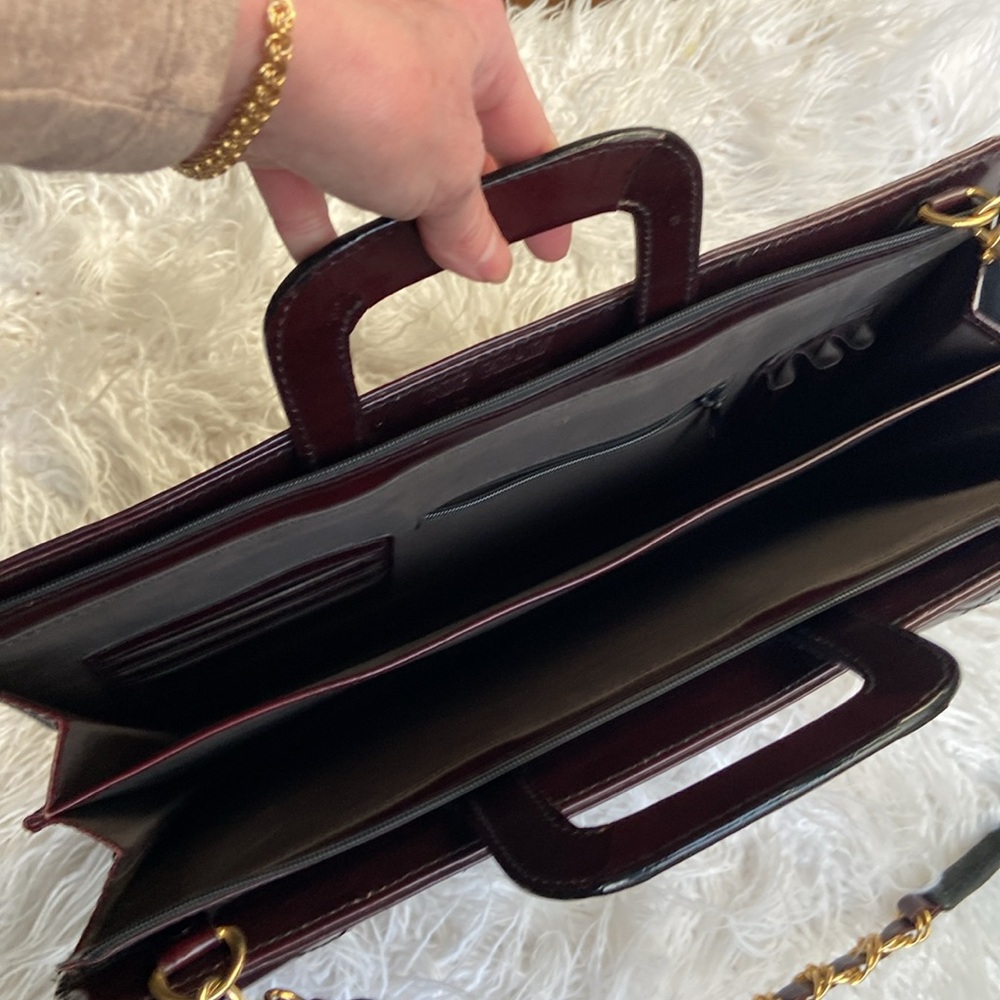 🇺🇸 Vintage Leather Briefcase- 1990’s - Picture 5 of 16